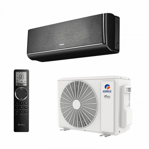 Инверторен климатик Gree GWH12AVCXD-K6DNA1A-I/GWH12AVCXD-K6DNA1A-O AIRY WiFi, Black 12000 BTU, Клас A+++