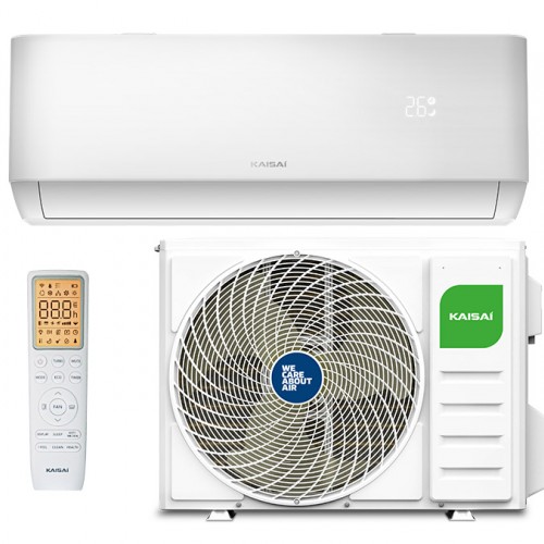 Инверторен климатик Kaisai KRW-12TLHI/KRWB-12TLHO WHITE PRO HEAT +, 12000 BTU, R32, Wi-Fi, Клас A+++