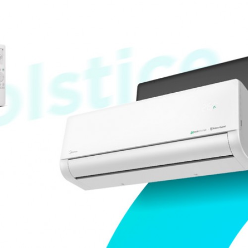 Инверторен климатик Midea EZ-09RD6-I/EZ-09RD6H-O Solstice AI, 9000 BTU, Клас A+++