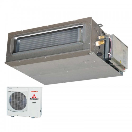 Канален климатик Mitsubishi Heavy FDUM140VH/FDC140VNX-W Hyper Inverter, 48 000 BTU, Клас A
